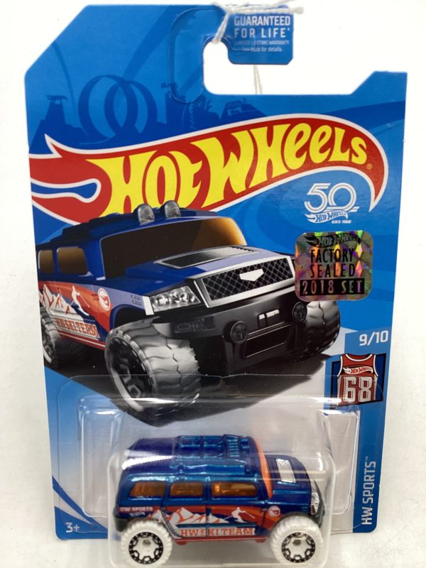 2018 Hot Wheels Treasure Hunt Factory Sealed Rockster Blue 277Q Hot on Sale