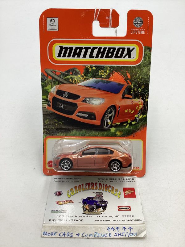 2024 Matchbox G Case #68 Holden VF Commodore SSV Orange 211J Discount