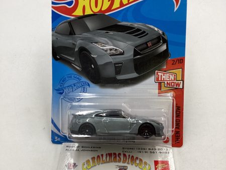 2021 Hot wheels #79 17 Nissan GT-R (R35) Gray *Bad Card* 82F Discount