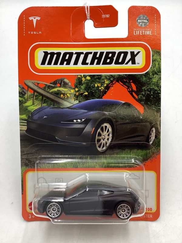 2024 Matchbox G Case #48 Tesla Roadster Matte Black 211A Online Hot Sale