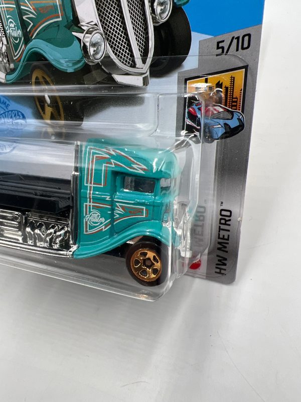 2021 Hot Wheels Metro #83 Fast-Bed Hauler Light Blue 41i Discount