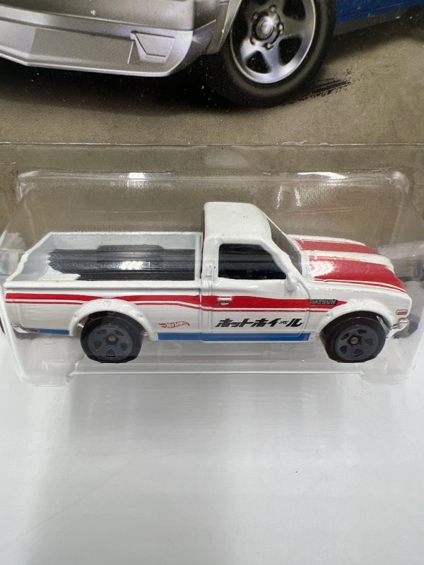 2015 Hot Wheels RAD Truck Series #4 Datsun 620 White 158D on Sale