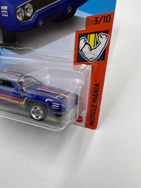 2021 Hot Wheels Muscle Mania #209 71 Plymouth Road Runner Blue 39E For Discount