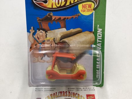 2013 Hot wheels #70 The Flintstones Flintmobile 123B Online Sale