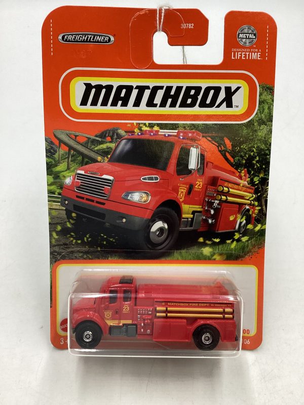 2024 Matchbox G Case #76 Freightliner M2 106 Fire Truck Red 211B on Sale