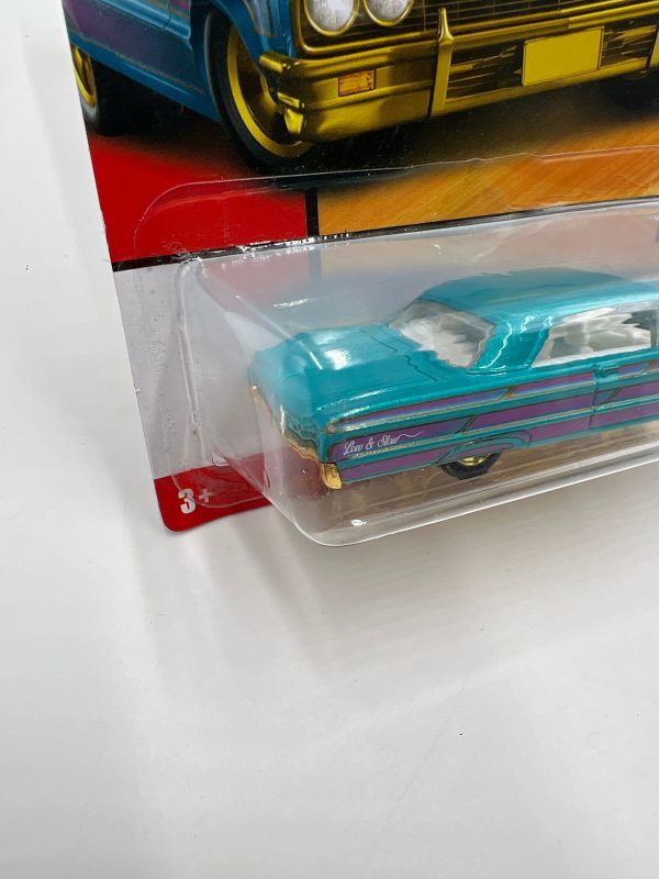 2019 Hot Wheels Throwback Series #3 64 Impala Blue 157A For Sale