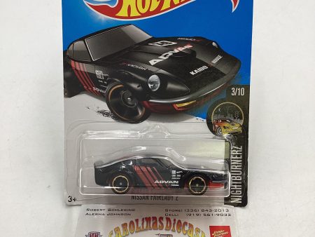 2017 Hot Wheels #357 Nissan Fairlady Z Advan Black 80C Sale