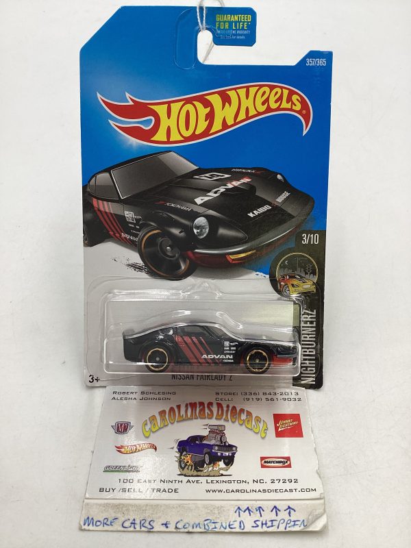 2017 Hot Wheels #357 Nissan Fairlady Z Advan Black 80C Sale