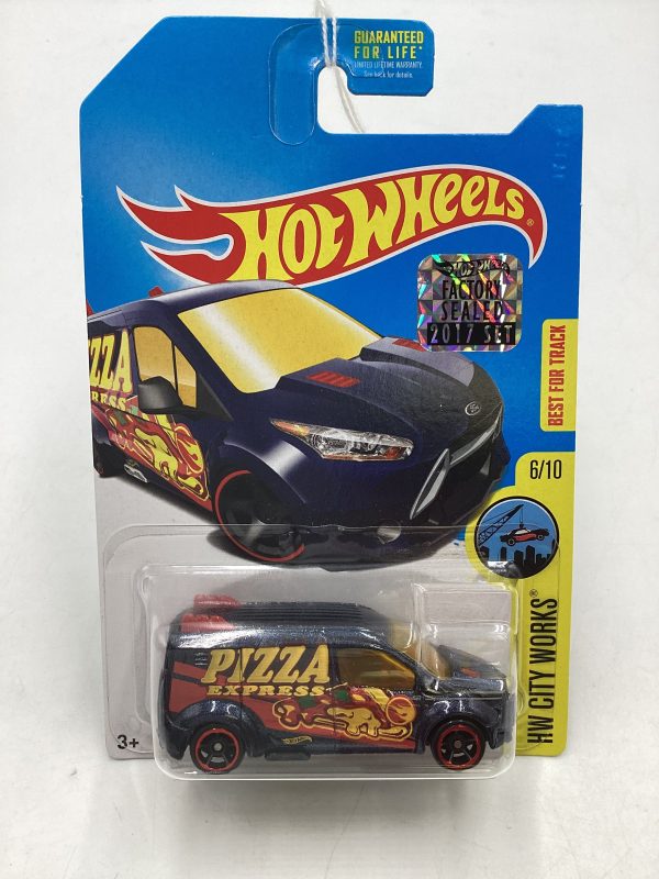 2017 Hot wheels Treasure Hunt Factory Sealed  Hot Wheels Ford Transit Connect Blue 275D Sale