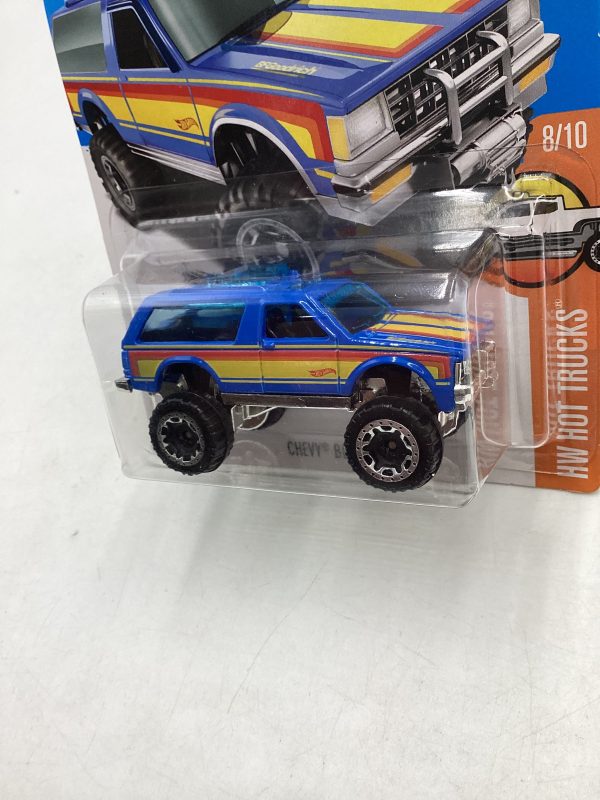 2017 Hot wheels Factory Sealed #34 Chevy Blazer 4x4 Blue 15D Supply