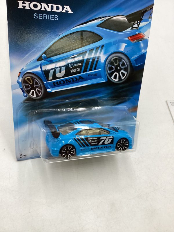 2018 Hot Wheels Honda Series #4 Honda Civic SI Blue 156A Fashion