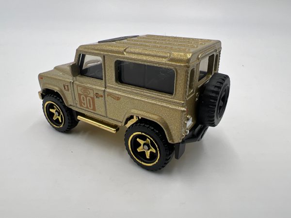 2022 Hot Wheels FAO Schwarz Loose Land Rover Defender 90 Gold on Sale