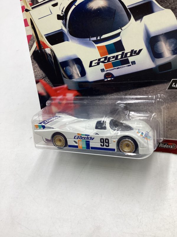 2017 Hot Wheels Race Day #4 Porsche 962 White 244K Fashion