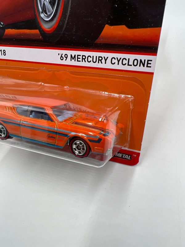 2015 Hot Wheels Redline #12 69 Mercury Cyclone Orange 158C Hot on Sale