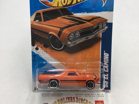 2011 Hot wheels #104 68 El Camino Orange 7i Online Sale