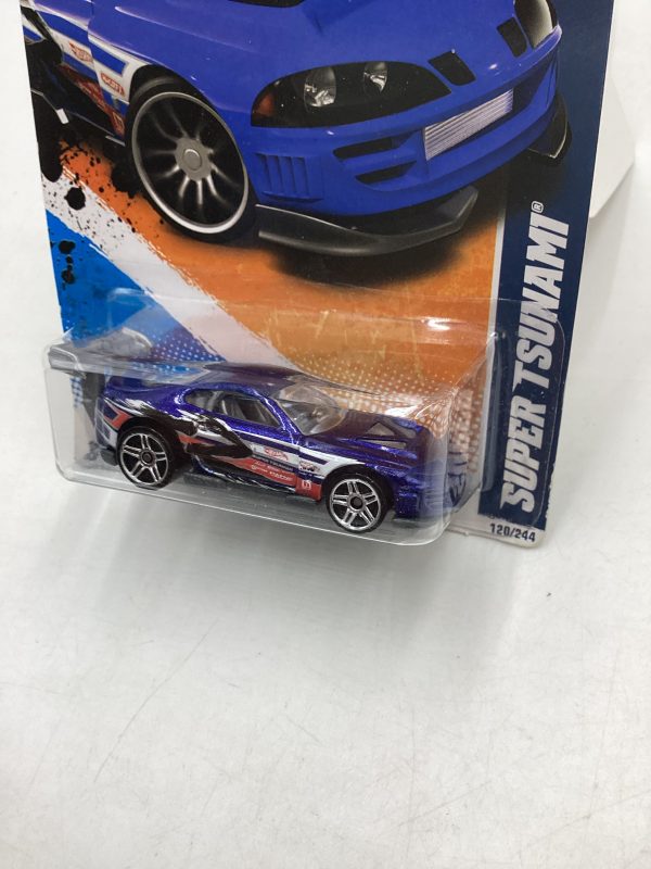 2011 Hot wheels #120 Super Tsunami Blue 86H Fashion