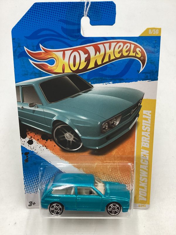 2011 Hot Wheels #8 Blue Volkswagen Brasilia For Discount