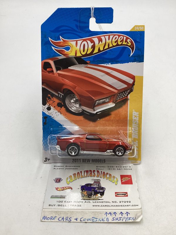 2011 Hot wheels #34 Blvd Bruiser Red 12i Sale