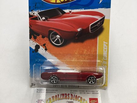 2011 Hot Wheels #14 63 Ford Mustang II Concept Red 21C Supply