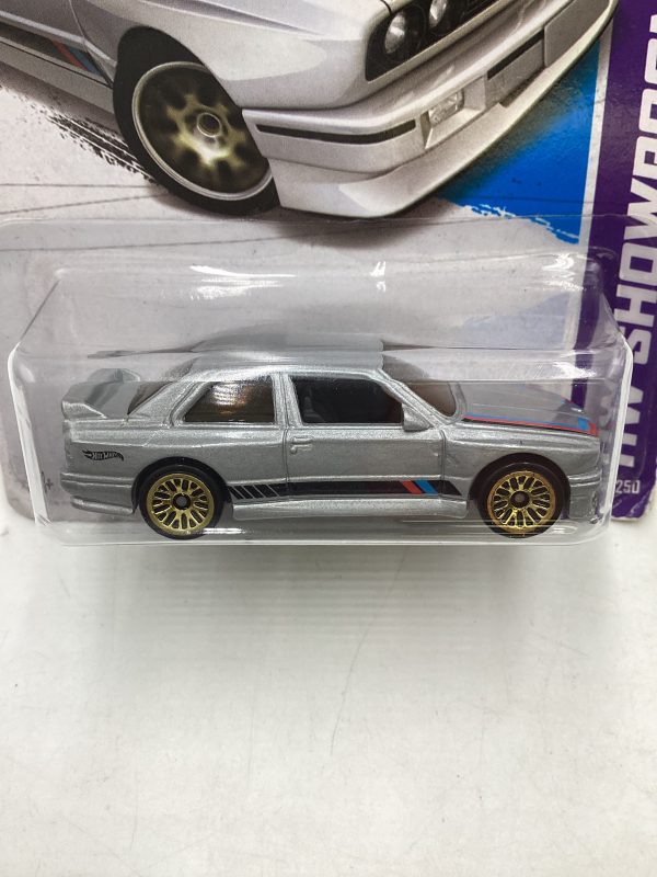 2013 Hot Wheels #172 HW Showroom 92 BMW M3 Silver For Sale