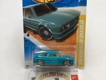 2011 Hot Wheels #8 Blue Volkswagen Brasilia For Discount