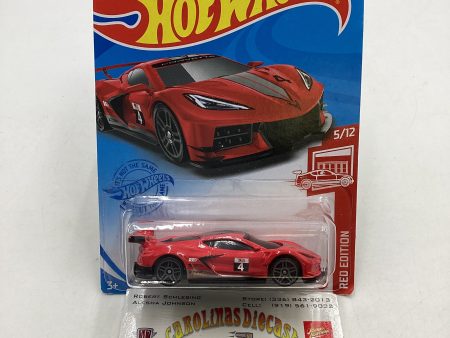 2021 Hot Wheels #105 Red Edition Corvette C8.R 143G on Sale