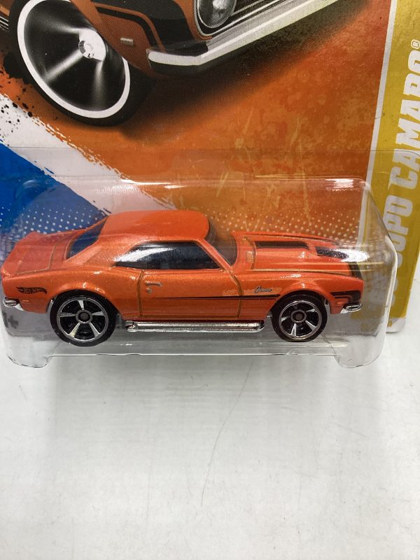 2011 Hot wheels #25 68 COPO Camaro Orange 4B For Cheap