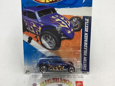 2011 Hot Wheels #99 Custom Volkswagen Beetle Blue 95F Online