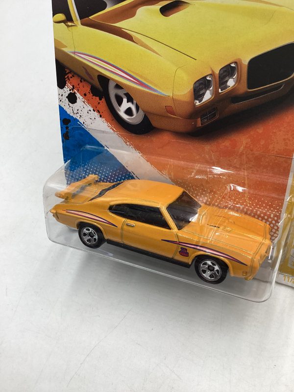 2011 Hot Wheels #11 70 Pontiac GTO Judge Yellow 47G Sale