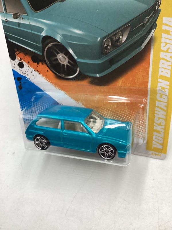 2011 Hot Wheels #8 Blue Volkswagen Brasilia For Discount