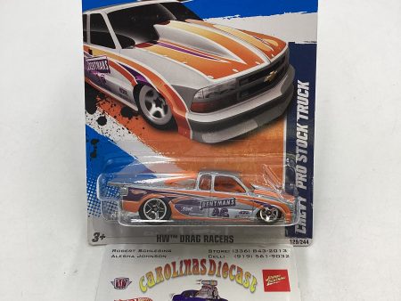 2011 Hot Wheels #129 Chevy Pro Stock Truck Silver 9H Online Hot Sale