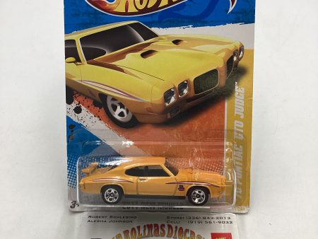 2011 Hot Wheels #11 70 Pontiac GTO Judge Yellow 47G Sale