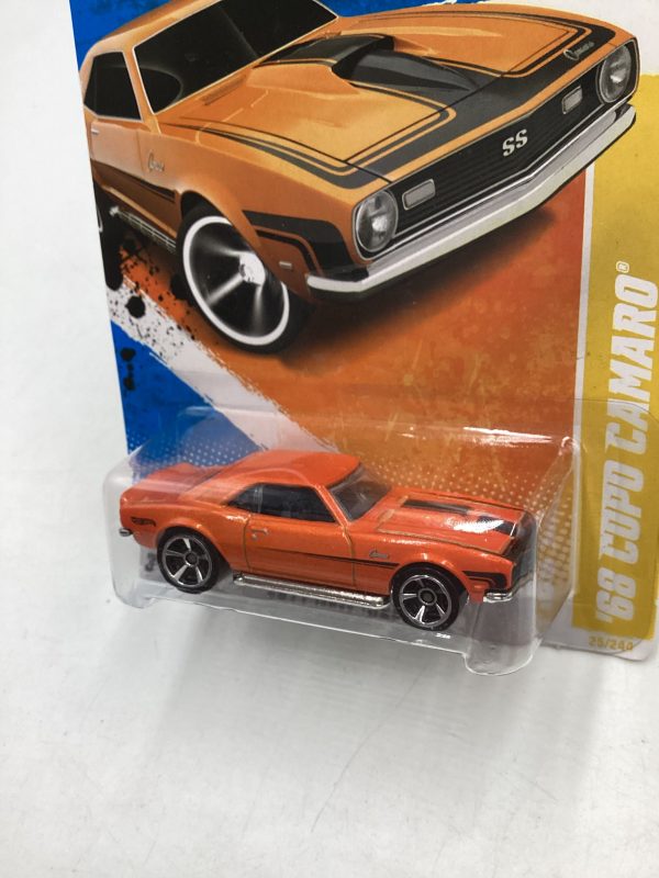 2011 Hot wheels #25 68 COPO Camaro Orange 4B For Cheap