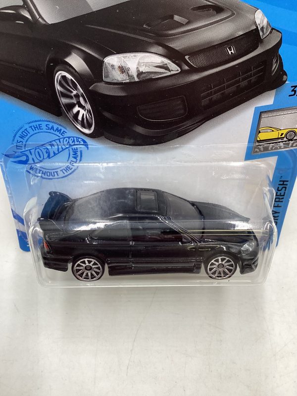 2021 Hot Wheels #63 Honda Civic Si Black Supply