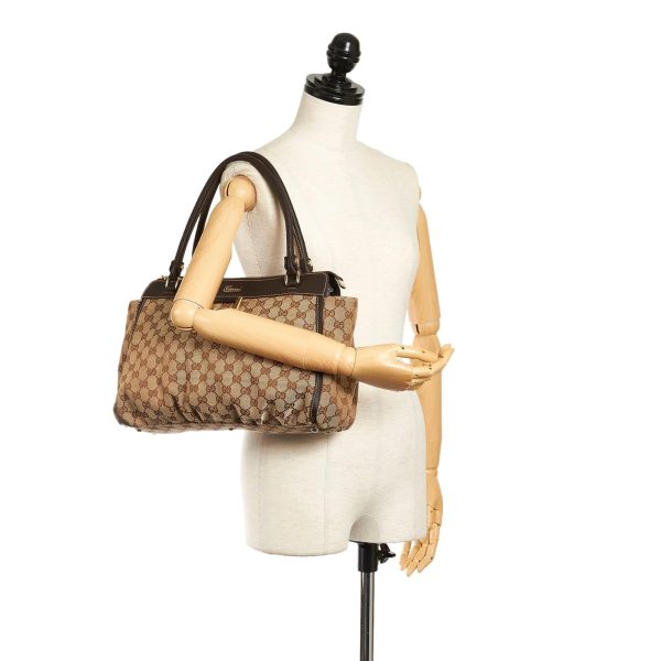 Gucci GG Abbey D-Ring Canvas Tote Bag Hot on Sale