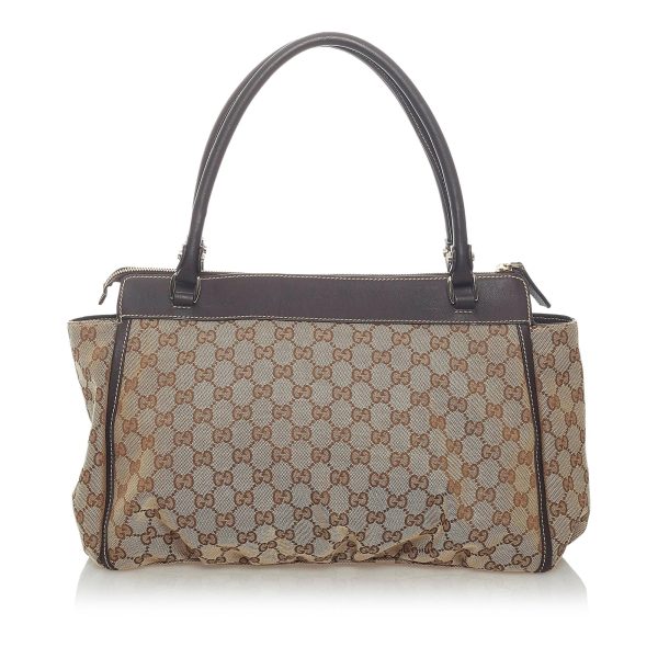 Gucci GG Abbey D-Ring Canvas Tote Bag Hot on Sale