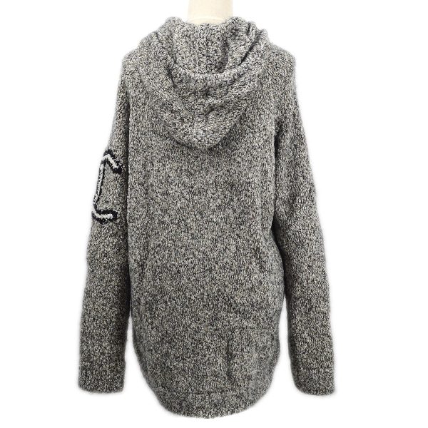 Chanel * 2007 CC penguin-motif knitted hoodie #42 Online Sale