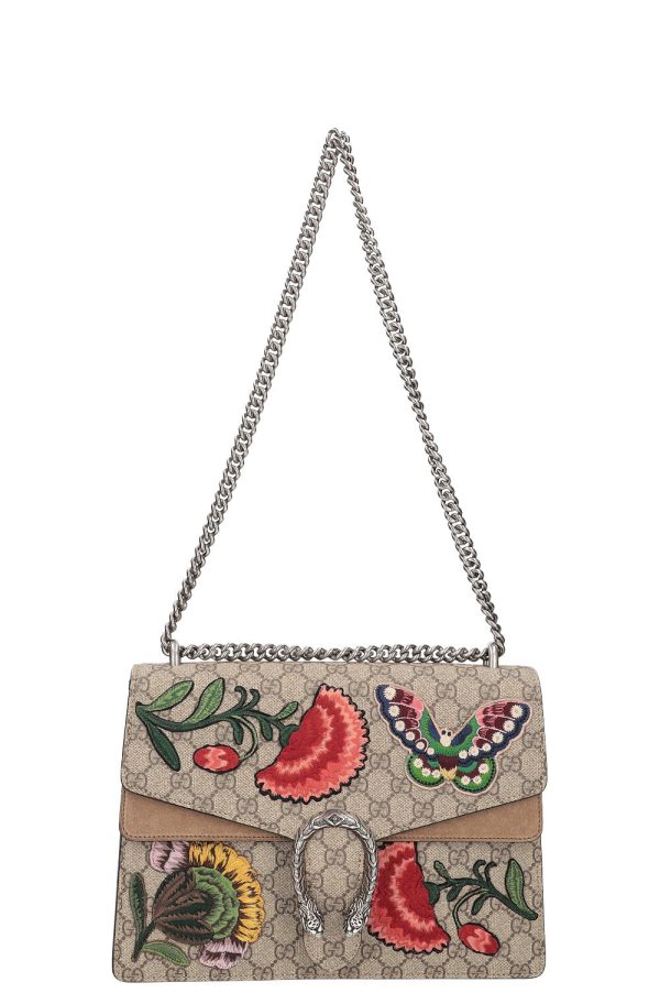 GUCCI Dionysus Supreme Floral Embroidered Bag Medium For Cheap