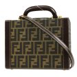 FENDI Zucca 2way Vanity Handbag Brown 66752 Online Hot Sale