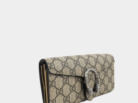 GUCCI Dionysus Mini Wallet on Chain GG Supreme Cheap