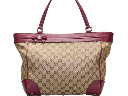 Gucci GG Canvas Mayfair Tote Bag Online now