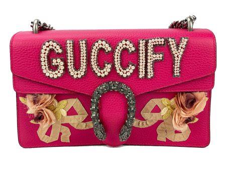 Gucci Dionysus Pink Guccify Small Shoulder Bag NWOT Online