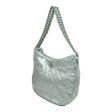 CHANEL Shoulder Bag Silver Lambskin  AS3153 Sale