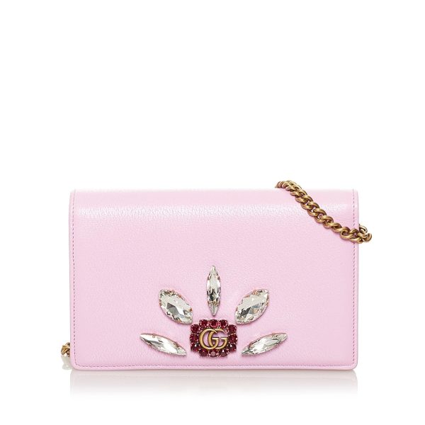 Gucci GG Marmont Embellished Wallet On Chain Online Sale