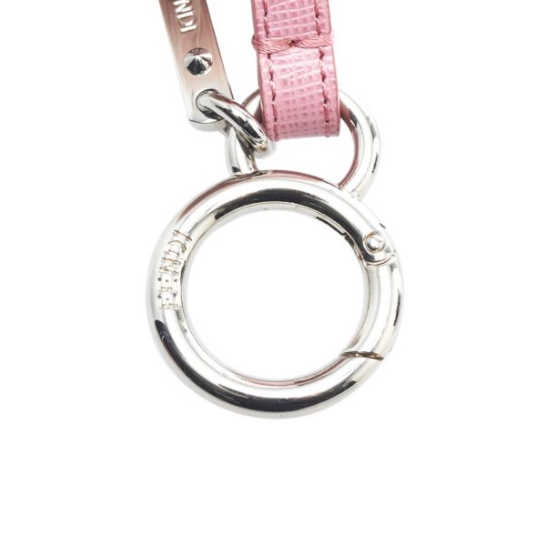 FENDI pompom charm pink fur ladies Fashion