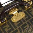 FENDI Zucca 2way Vanity Handbag Brown 66751 Online now