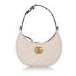 Gucci GG Marmont Half Moon Shaped Matelasse Leather Satchel For Cheap