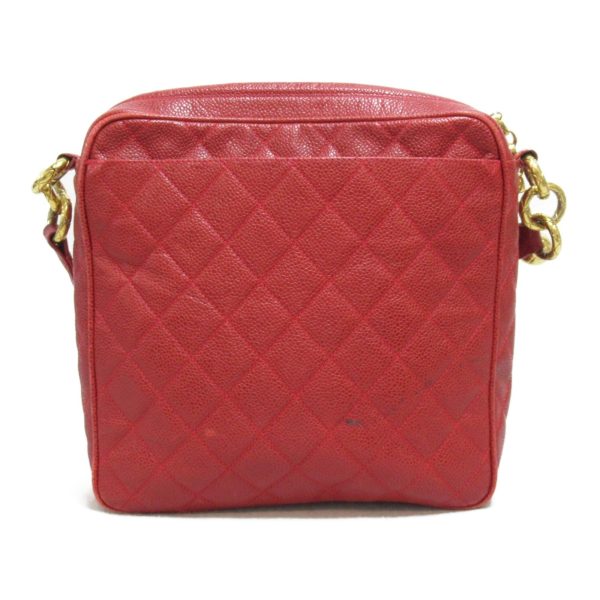 CHANEL Shoulder Bag Red Caviar Skin [Grained Calf] on Sale