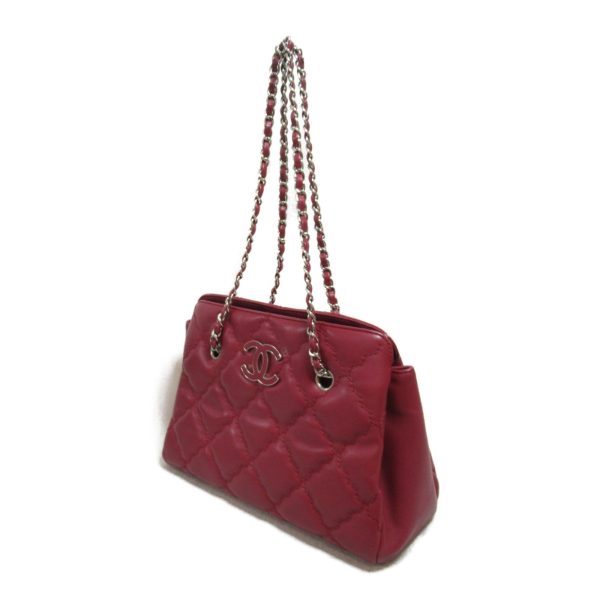 CHANEL Ultrastitch ChainShoulder Bag Red leather For Discount