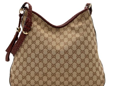 Gucci GG Canvas Marrakech Medium Hobo Online Hot Sale